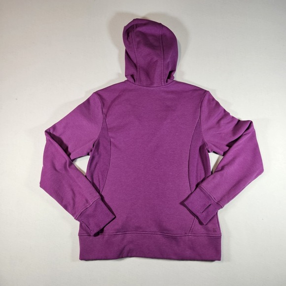 Title Nine Hoodie Women's Sweater Size Small Magenta Performance Stretch - Picture 2 of 5